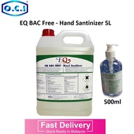 O.C.I EQ BAC Free Hand Sanitizer - 500ml & 5L