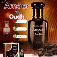 Al-Nuaim Ameer Al Oudh Parfum 9.9ML dengan Aroma Rose, Spicy, dan Musk untuk Pengalaman Aroma yang M