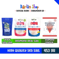 Light Grey Celtic Sea Salt / Redmond Real Salt Ancient Sea Salt / Diamond Crystal Kosher Salt