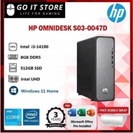 HP OmniDesk Slim Desktop S03-0047d PC | i3-14100 | Windos 11