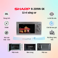 Lò Vi Sóng Sharp 20l R-207VN-SL - Hàng chính hãng
