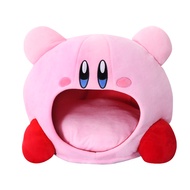 5Anime Games Kirby Peripheral Plush Doll Funny Nap Pillow Soft Pet Cat Nest Kawaii Stuffed Toy Pet B