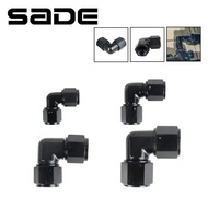 SADE 90 Degree Swivel Elbow Hose Fittings AN4 AN6 AN8 AN10 Female Thread To Hose End Pipe Adapters f