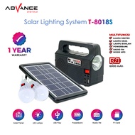 Advance Vansolar T-8018S Lampu tenaga Surya dan Speaker / Alat Camping