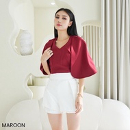 BiyuBiyu V-neck Top Women's Blouse Top