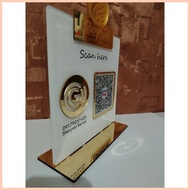 ◹ ❐ ﹊ QR Code Standee / Gcash Standee / Table top