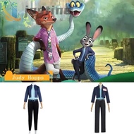 JESTINE Zoo-topia Cosplay Costume, with Belt Judy Hopps Judy Hopps Cosplay Costume, Party Accessorie