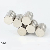 10pcs 6mm x 1mm Micro Magnets - Ultra Thin Magnets for 3D Printers Robotics Sensors Industrial Tools