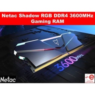 Netac Shadow RGB DDR4 3600MHz Gaming RAM