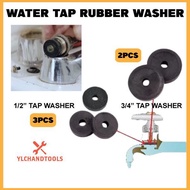 2PCS / 3PCS Water Tap Rubber Washer Rubber Gasket Water Tap PVC Tap Washer 1/2" 3/4" Getah Kepala Pa