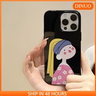Girl Jelly Phone Case Suitable for iphone14promax/13/12/11/XR/XS/X/XSMAX/7/8PLUS-DINUO