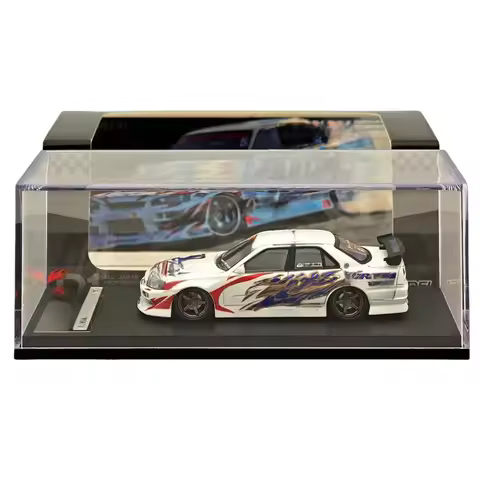 1:64 MORTAL for BLITZ D1 SKYLINE ER34 URAS K5-660R MJ STYLE Drift Hobby Miniature Diecast Toys Car M