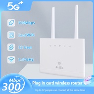 5g SIM Card Router 300Mbps - Supports All Carriers Insert SIM Into Enjoy WIFI