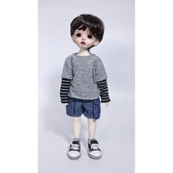 Bjd 1/6 yosd Fake Two-Piece Sweatshirt t-Shirt