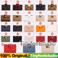 New C0082 6390 C3454 C3375 C3452 C3453 3773 CEC29 CB041 Medium Corner Zip Wallet Leather Women Fold 