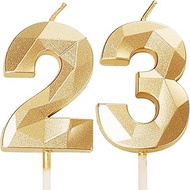 Birthday Candles for Cake, Number Candle Gold, Happy Birthday Candles, Birthday Candles, Cake Topper