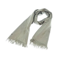 Dries Van Noten Scarf gray White overall pattern