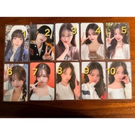PHOTOCARD OFFICIAL IVE WONYOUNG REI
