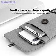 MyriadU Travel Charger Mobile Phone Organizer Pouch Portable Source Electronics Earphone  Data Cable