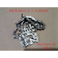 Genuine, high quality HG71 6, 7, 8 Speed bicycle chain