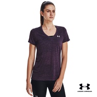 Under Armour UA Womens Tech™ Twist V-Neck อันเดอร์ อาร์เมอร์ เสื้อออกกำลังกายสำหรับเทรนนิ่ง สำหรับผู้หญิง