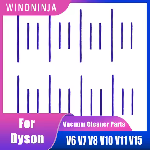 High-Density Fluffy Plush Strips For Dyson V6 V7 V8 V10 V11 V15 Vacuum Soft Roller Replacement Velve