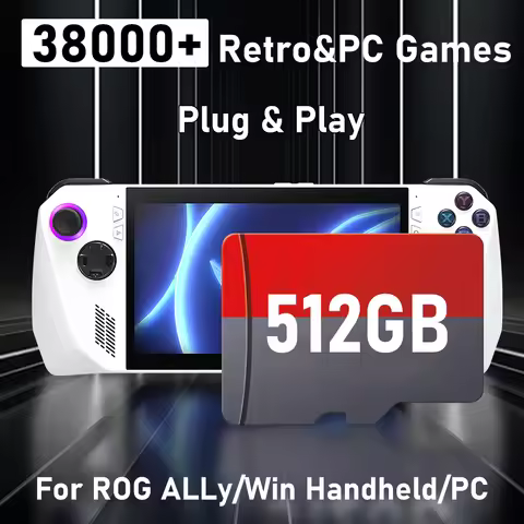 512G Game TF Card For N64/PS3/PS2/PS1/PSP/SS Playnite&Retrobat OS Memory Card For ROG ALLY/Win Handh