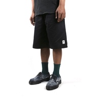 MANCOW - Double Knee Black Short Pants - Celana Panjang Parasut Pria Wanita S.V.Brands