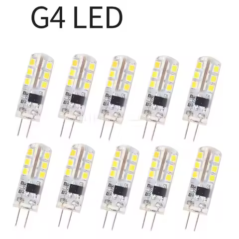 10PCS Mini G4 LED Lamp COB LED Bulb 3W 6W 9W 12W DC AC 12V LED G4 Light 360 Beam Angle Chandelier Li