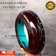 REBANA HADROH BANJARI MURAH REABANA MURAH KAYU MANGGA KENCER STENLIS HADROH MUMER HADROH 28 CM