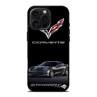 CORVETTE STINGRAY C7 BLACK CAR Luxury High-quality Drop-proof Phone Case for Iphone 17 16 15 14 13 P