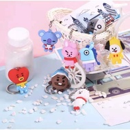 KP0P Cartoon 3D Silicon Keychain Bag Chain Key Holder