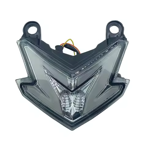 Motorbike Smoke LED Rear Tail Stop Brake Light Turn Signal Lamp for Kawasaki Ninja ZX-6R 636 Z800 Z1