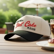 Men Women Unisex Diet Coke Embroidered 5-Panel Dad Cap Adjustable Spring Autumn Travel Outdoor Hat  