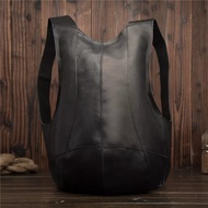 Leather Backpack - Genuine Cowhide - unisex Leather Backpack