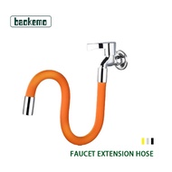 Faucet extension hose 360 degree silicone hose bathroom extension faucet