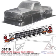 Team C Crawler Clear Body Shell CB019 1/10 Crawler Body (Width 220mm, WheelBase 313mm)