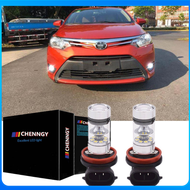 สำหรับTOYOTA VIOS 2014-2018 และสำหรับTOYOTA Fortuner 2016 - 2PC 6000Kชุดไฟหน้าแบบLED H11 หลอดไฟหมอก