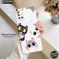 Samsung Galaxy A51 Case - Kazero Fashion Cat Case - Samsung Galaxy A51 Case - Protector hp - Samsung