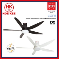 KDK U60FW 60" DC Ceiling Fan with light