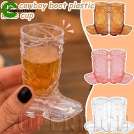 [H&L] 2/3/5/10PCS Cowboy Boot Shot Glass | 30ML Western Theme Party Cup | Food Grade PS Plastic | 3D
