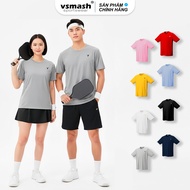 Vsmash Sportwear Plain Sports T-shirt for Men and Women, Quick-Dry, Good Absorbent Fabric, Gym Cloth