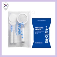 [ATOJET] Travel Filter Shower Head Set + Refill Filters & Pouch - Portable Water Purification System