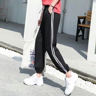 Thin Loose Fitting Harlem Pants High Waisted Tapered Pants for Women Ladies