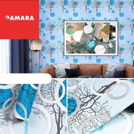 Circle Motif Wall Sticker Wallpaper Size 45Cm x +-9M