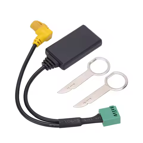 Car MMI 3G AMI Audio Cable For Audi Q5 A4L A6L Q7 A5 S5 A4 A6 12Pin Bluetooth 5.0 AUX Cable Adapter 