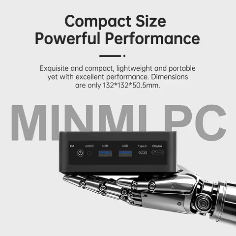 Topton Windows 11 Mini PC Gamer Intel Ultra 9 285H 7 255H ES 5 235H ES OCuLink Desktop USB4 2x2.5G L