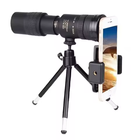 10-300x40 Zoom Telescope HD 4K Portable Strong Binocular Long Range Professional Monocular BAK4-Pris