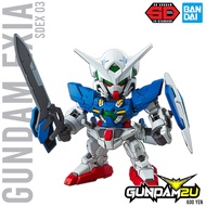 BANDAI SDEX 03 GN-001 Gundam Exia - SD Gundam EX-Standard  STD Gundam 00 OO Plastic Model Kit G2U