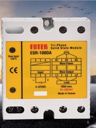 Fashion Fashion ❤ Original Authentic Taiwan Yangming FOTEK Three-Phase Solid State Relay ESR-100DA 1